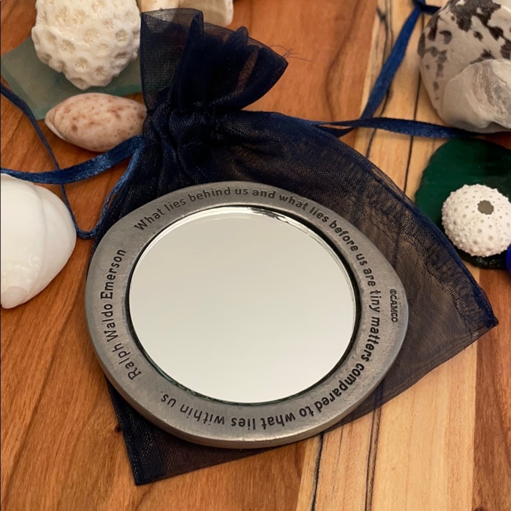 RALPH WALDO EMERSON Inspirational Mirror